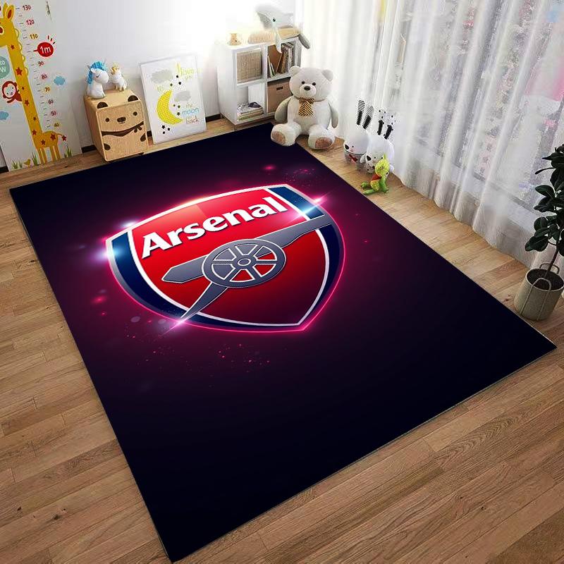 Fußmatte mit Arsenal-Logo, geeignet als rutschfeste Matte für das Wohnzimmer oder das Sofa im Schlafzimmer