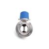 Druckgriff Durchflussregelung zum Bierbrauen Edelstahl SS304 Tri Clamp Schmetterlingsventil 3/4" 1" 2" Ferrule Außendurchmesser 50,5 mm 64 mm