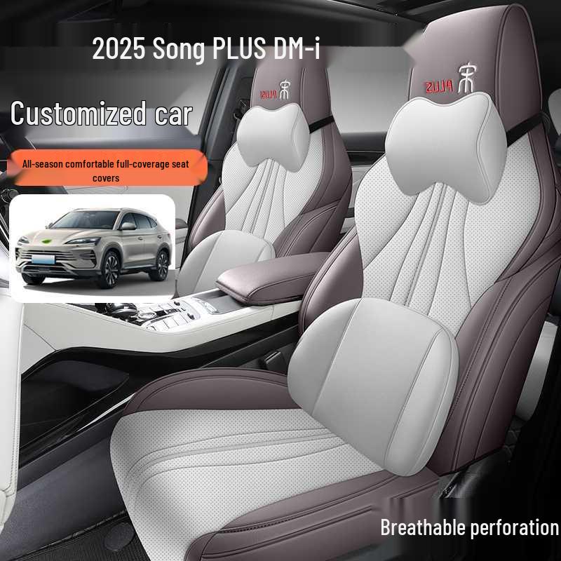 BYD Song PLUS DM-i/EV Seat Covers: Fits 25 Models, All-Season Protection
