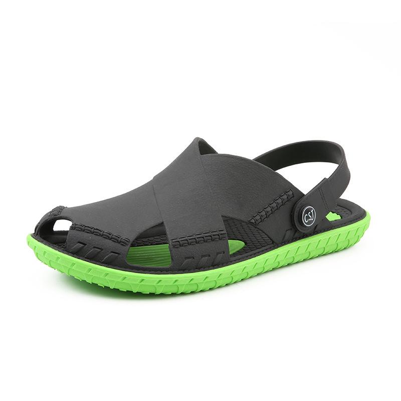 

Летние пляжные тапочки, уличные домашние туфли с отверстиями, нескользящие тапочки для ванной комнаты с толстой подошвой 41