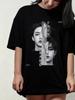 Hot Sale Bang Chan Stray Kpop Pattern T-shirt Men Women Summer New Style Suitable Loose Casual Oversized Top O-neck Cotton Solf Summer New Tee