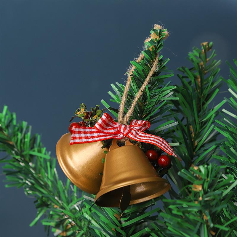 Christmas Bell Ornaments: Small Tree Pendants for Festive Home Decor