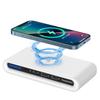 Hub USB tipo C 4 in 1 Caricatore wireless da 15 W Indicatore LED multiporta QC3.0 di ricarica rapida per iPhone iWatch Auricolare Telefono Android