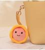 Cute Egg Tart Pendant Plush Doll Keychain & Bag Charm