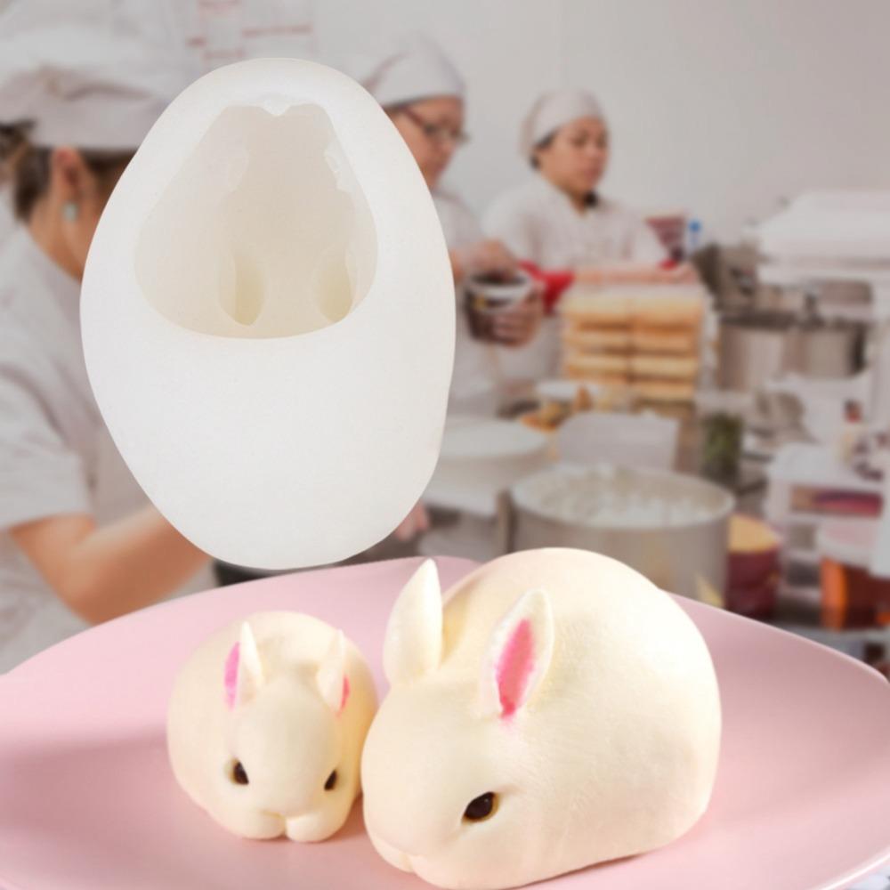 Non-Stick Surface Bunny Silicone Mold Easy Release 3D Bunny Mold  Chocolate Making