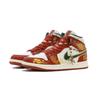 Jordan Air Jordan 1 CNY Horse Year Blessing Abrasion Resistant Abrasion Resistant Mid Top Vintage Basketball Shoes DQ8426-105(Team1785-)