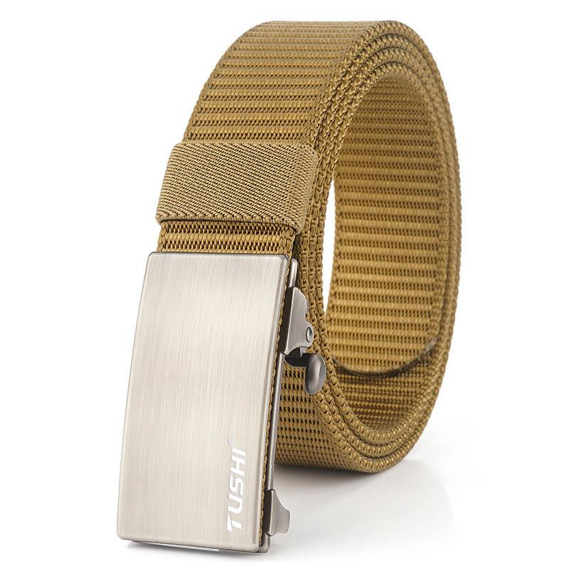 Unisex Belt Versatile And Slimming With Metal Buckle Belt Paired With Jeans