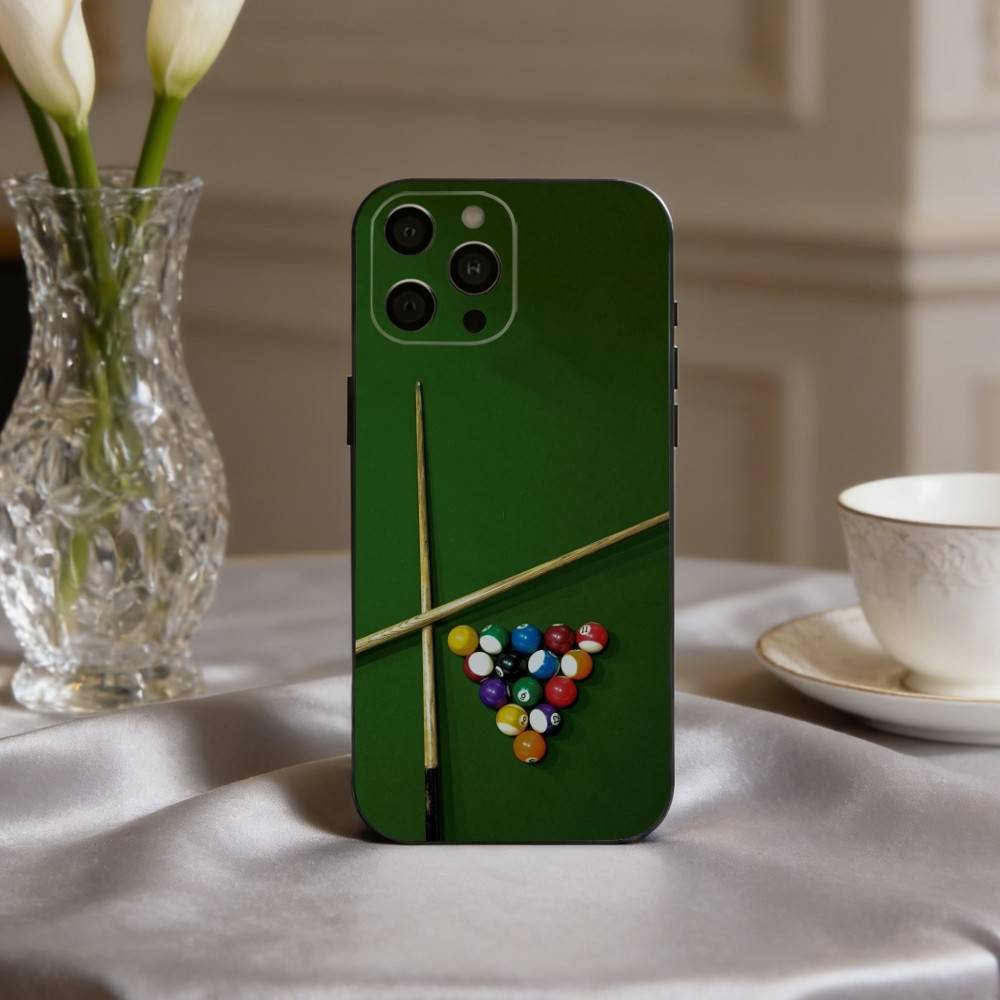 

B-Billiards B-Ball S-Sports Phone Case For iPhone 17,16,15,14,13,12,11 Plus,Pro Max,XS,Soft Silicone Black Cover iPhone16