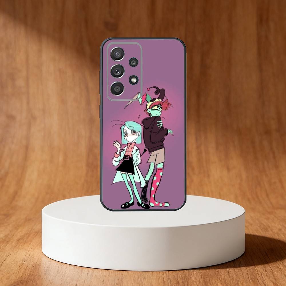 Anime P-Psychocuties Phone Case For Samsung S25,S24,S21,S22,S23,S30,Ultra,S20,Plus,Fe,Note,10,9,5G Black Cover