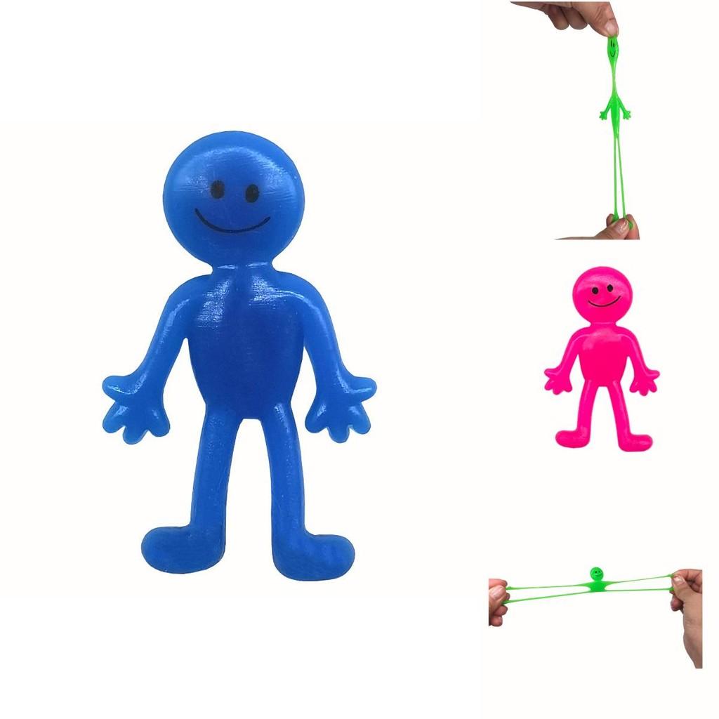 Tpr Smiley Face Doll Toy Stretchable And Stress-relieving Figure For Children Teens And Adults