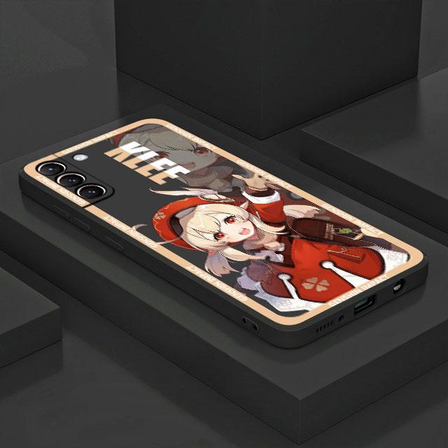 

Чехол с рисунком аниме Genshin Impact для Samsung Galaxy S20 S22 Ultra S21 FE S10 S9 Plus Note 20 10 Lite 9, мягкий чехол для телефона Samsung S22 Ultra 5G