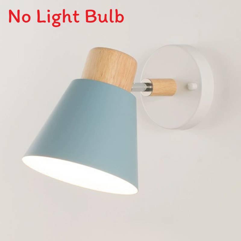 Modern Nordic Iron Wall Lamp With Led Warm Light For Bedroom And Living Room Decor