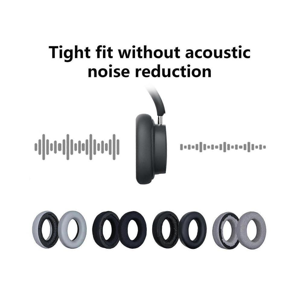 (Nero) Copri Auricolari di Qualità per Cuffie Over Ear Focal Bathys Cuscini Auricolari che Offrono Isolamento Acustico Superiore e Comfort Grigio