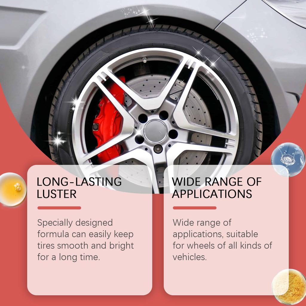 Autoreifenpflege Wachs Radreinigung Dekontamination Aufhellung Entfernung Polieren Wartung Aufbereitung Reinigungs Wachs