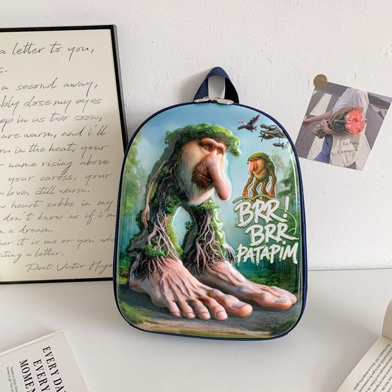 

Cross-border Cartoon Hard Shell Children s Backpack: Cute Kindergarten Eggshell Design