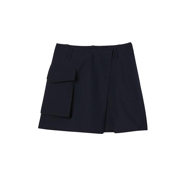 Wrap (Set-Bottoms) Asymmetrical Cargo Pocket Mini Wrap Skirt Aq1Ws272