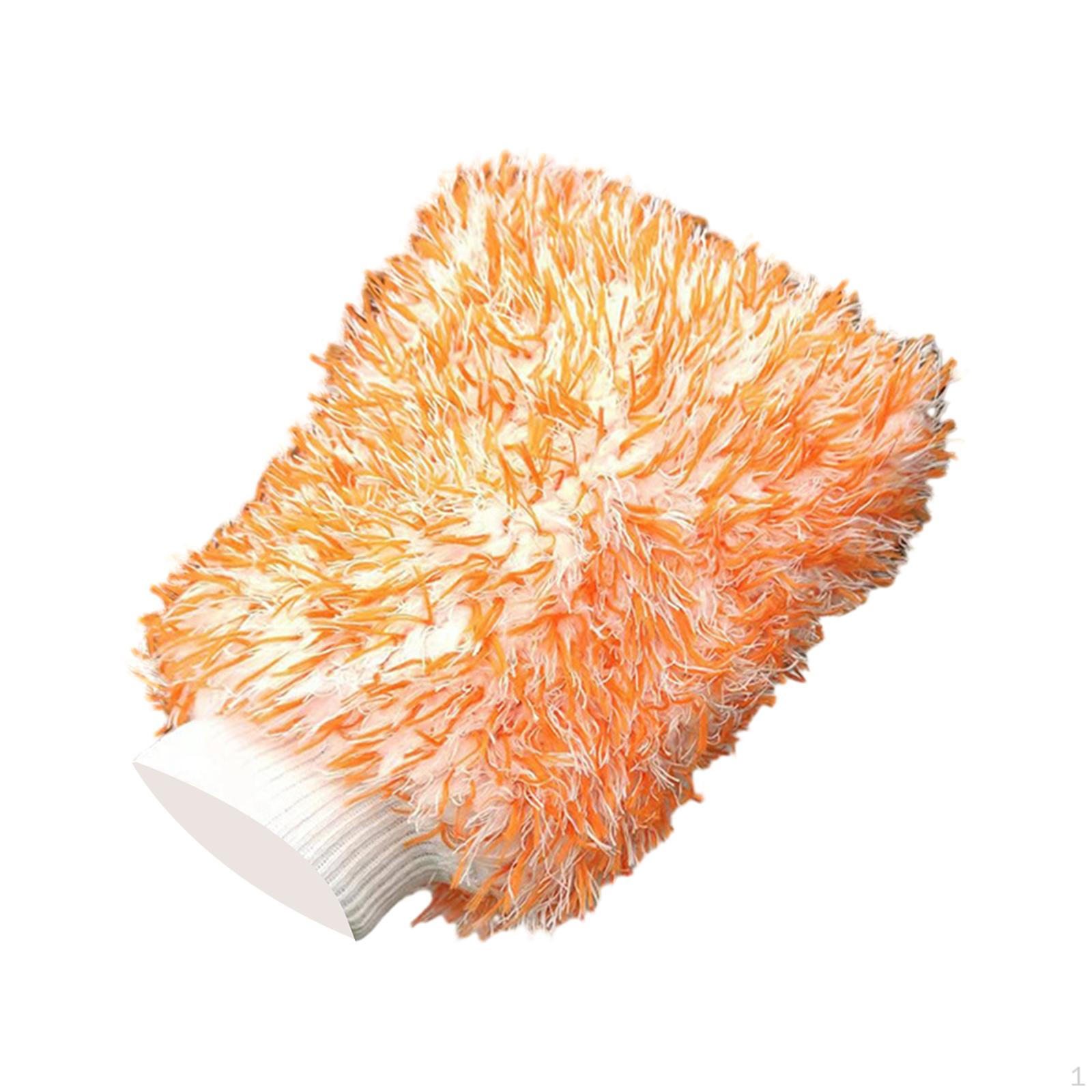 

Car Wash Mitt Effective Washing Machine Washable Holds Tons of Sudsy Water Glove Scratch