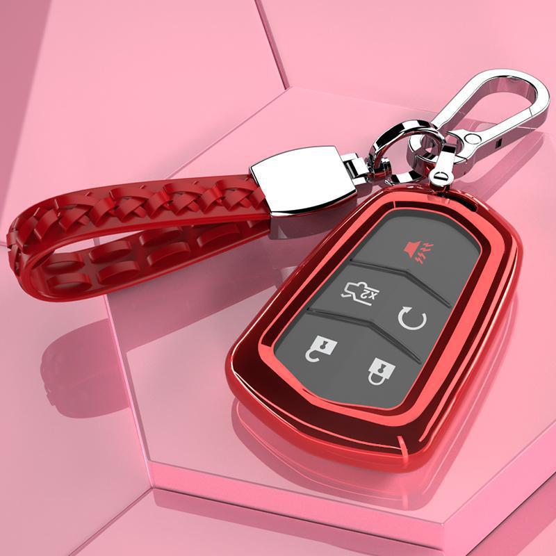 Cadillac ATSL Key Cover for 2014-2018 28T Luxury Models - Five-Button Remote Control Shell