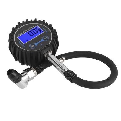 Manomètre de Pression des Pneus 200PSI Surveillance Affichage Numérique LCD 4 Unités pour Voiture Auto Moto