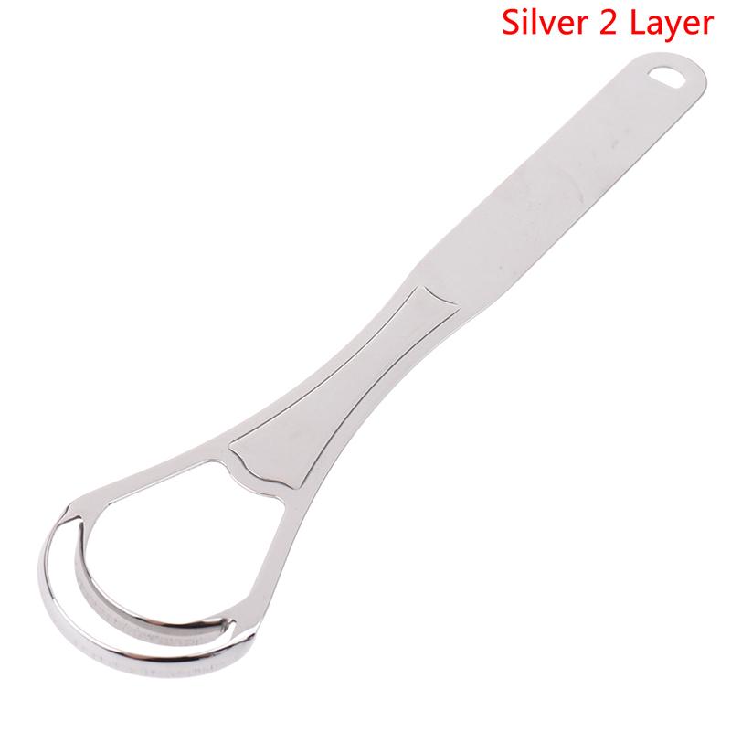 

Скребок для чистки языка из нержавеющей стали, щетка для полости рта, освежающая дыхание, с покрытием