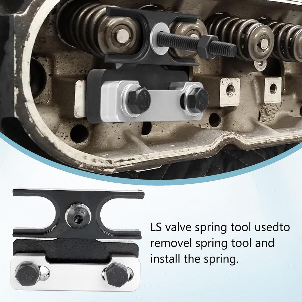 LS Valve Spring Compressor Tool,Valve Spring Removal Tool for Chevy,GM,Corvette,LSX LS1 LS2 LS3 LS6 4.8 5.3 5.7 6.0 6.2 Engine 67605 (KAEM1058-si)