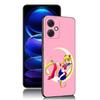 Θήκη Κινητού Σιλικόνης Μαύρη Anime Sailor Moon Για Xiaomi Redmi Note 10 11 11S 12 13 4G 8 9 11T Pro 5G Plus 8T 9S 10S 12S
