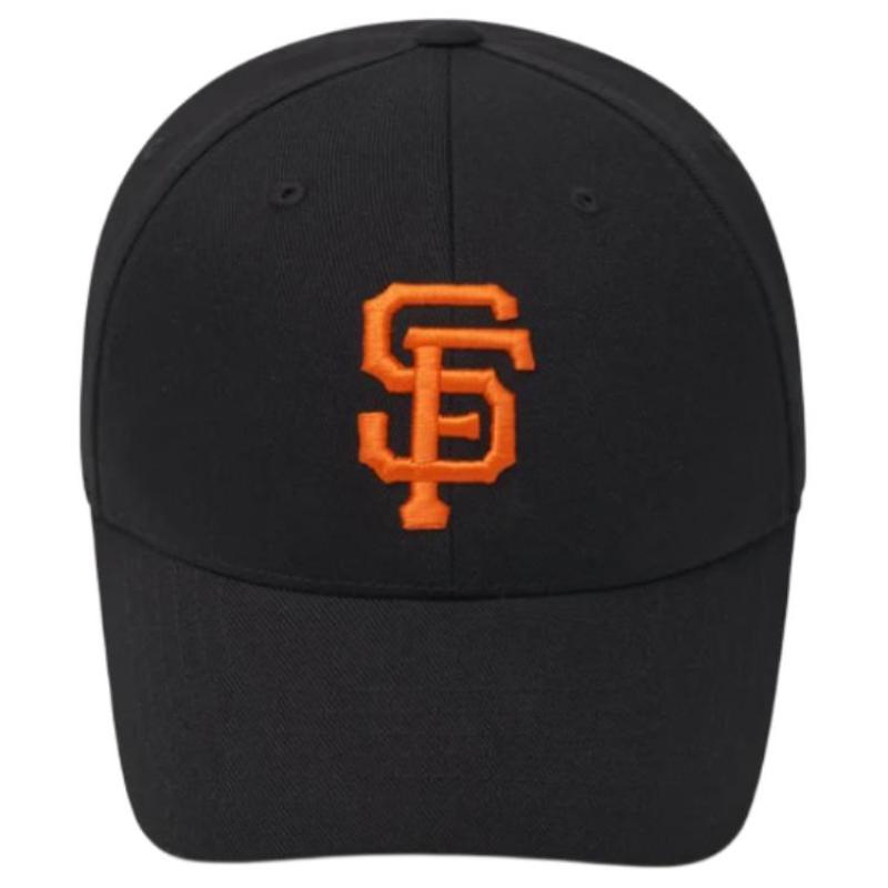 MLB Polyester Baseball Caps Unisex Black Fashion 3ACP0802N-14BKS