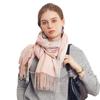 Scarf stall lattice contrasting color imitation cashmere scarf comfortable fresh sweet shawl scarf women