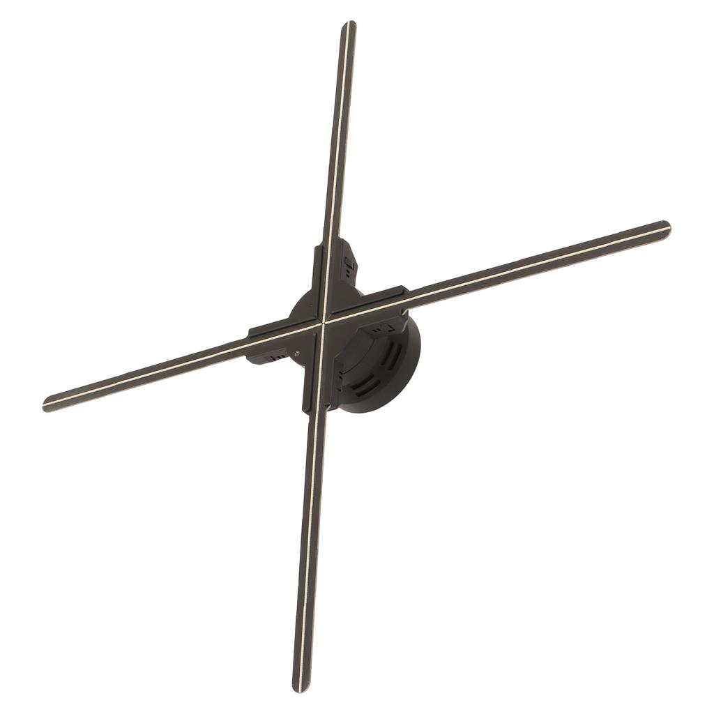 3D Holographic Advertising Machine 2000x720 720 LEDs 4 Leaves Plug and Play Adjustable WiFi 3D