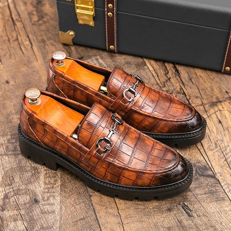 Trendy Men's Shoes Leisure Party Outdoor Street High Quality Handsome Youth Shoes Hot Selling Personalized Styles Luxury New