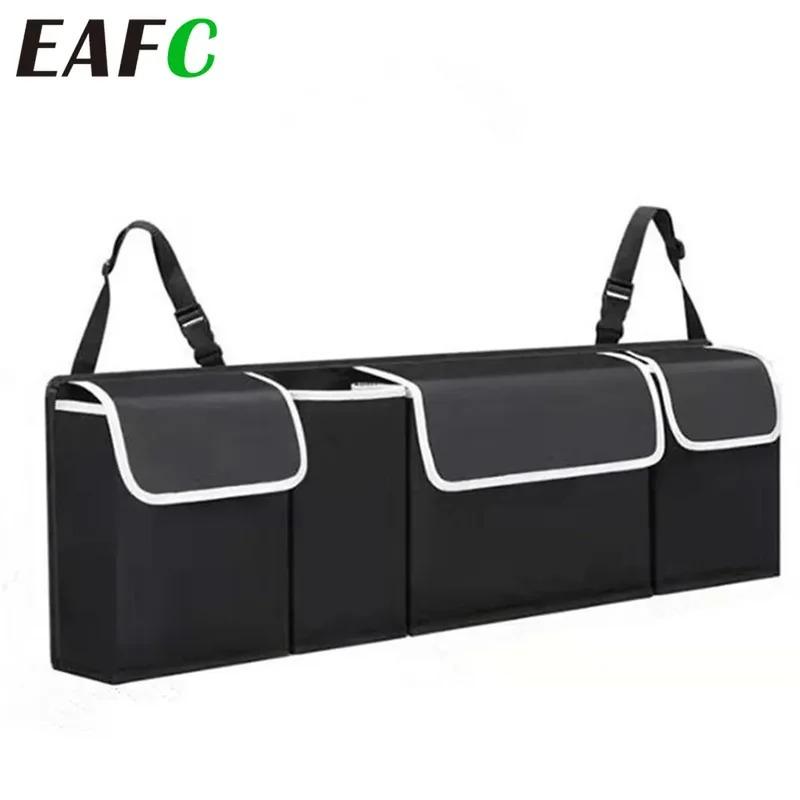 Organizator de portbagaj auto, geantă de depozitare pentru bancheta din spate, capacitate mare, multifuncțională Oxford, organizatoare pentru spătarul scaunului auto, interior auto