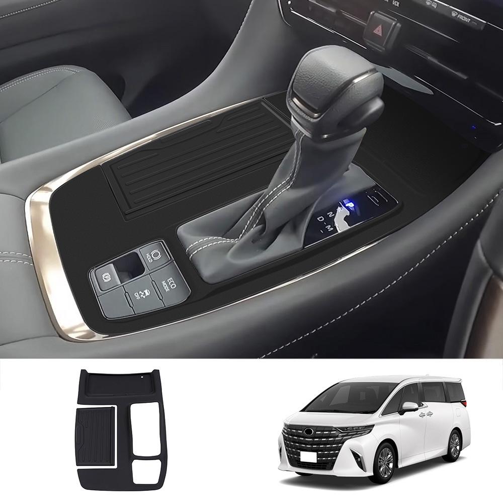 RHD For Toyota Alphard Vellfire 40 Series 2024 silicone central control gear box panle water cup cover interior Accessories