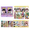 Renovation Family Members Character Dress-Up Sticker Book with Scraper Cartoon Quiet Book  Children