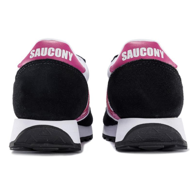 Saucony Jazz Original Non-slip Lightweight Low-Top Casual Running Shoes Women's White Black Pink Saucony S60368-129