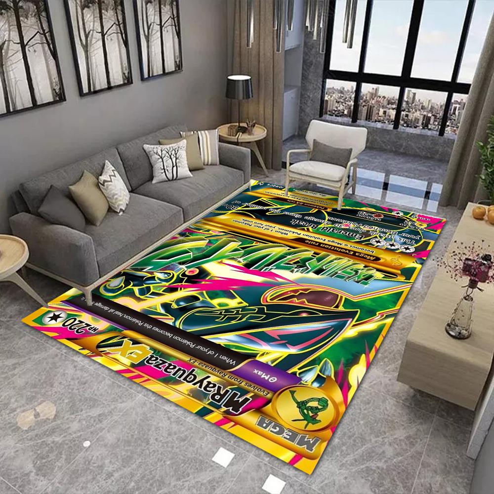 

Anime Card Themed Carpet for Living Room Bedroom Kid s Room NonSlip Playmat Balcony Lounge Sofa Rug Gift Idel 40x60cm