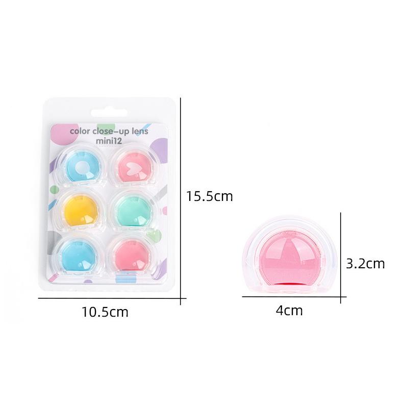 [Film Lab] [Set of 6pcs] Lens Filter with 6 Color Filter for Instax Mini 12 CBB01