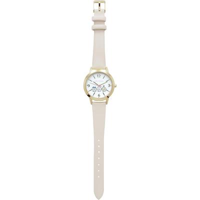 Fieldwork Women's Chikawa Analog Leather Watch White with Strap and Quartz Movement