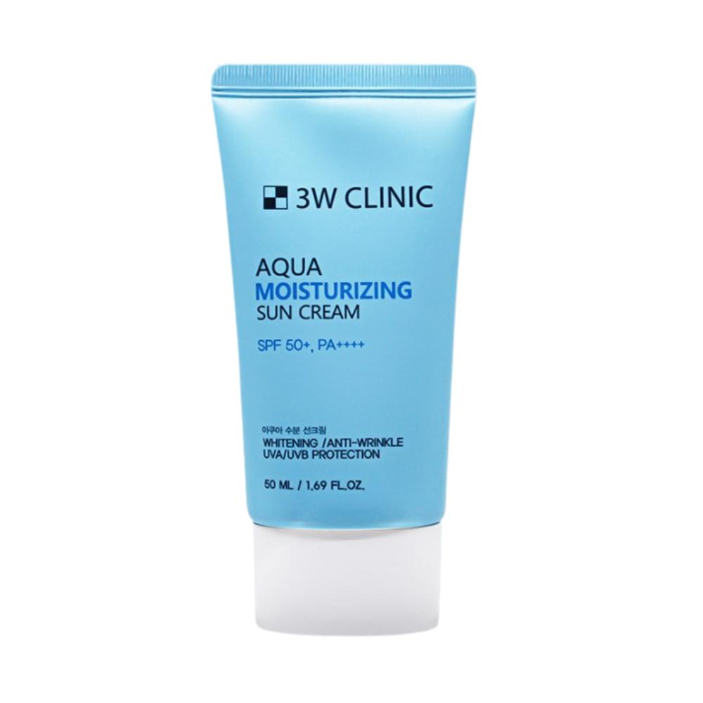 

3W Clinic Aqua Увлажняющий Солнцезащитный Крем SPF50+ PA++++ 50мл