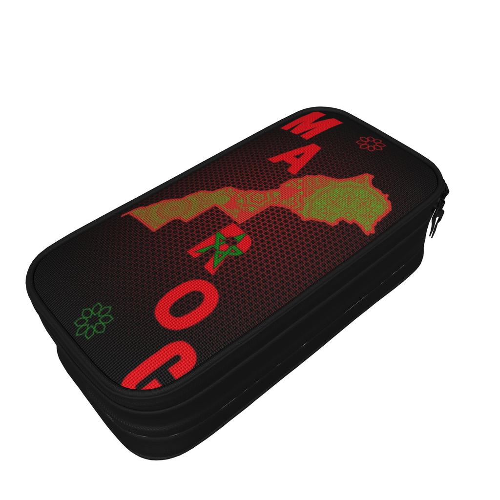 New Morocco Maroc Flag Moroccan Pencil Cases Pencilcases Pen Holder for Girls Boys Large Storage Pencil Bags School Supplies
