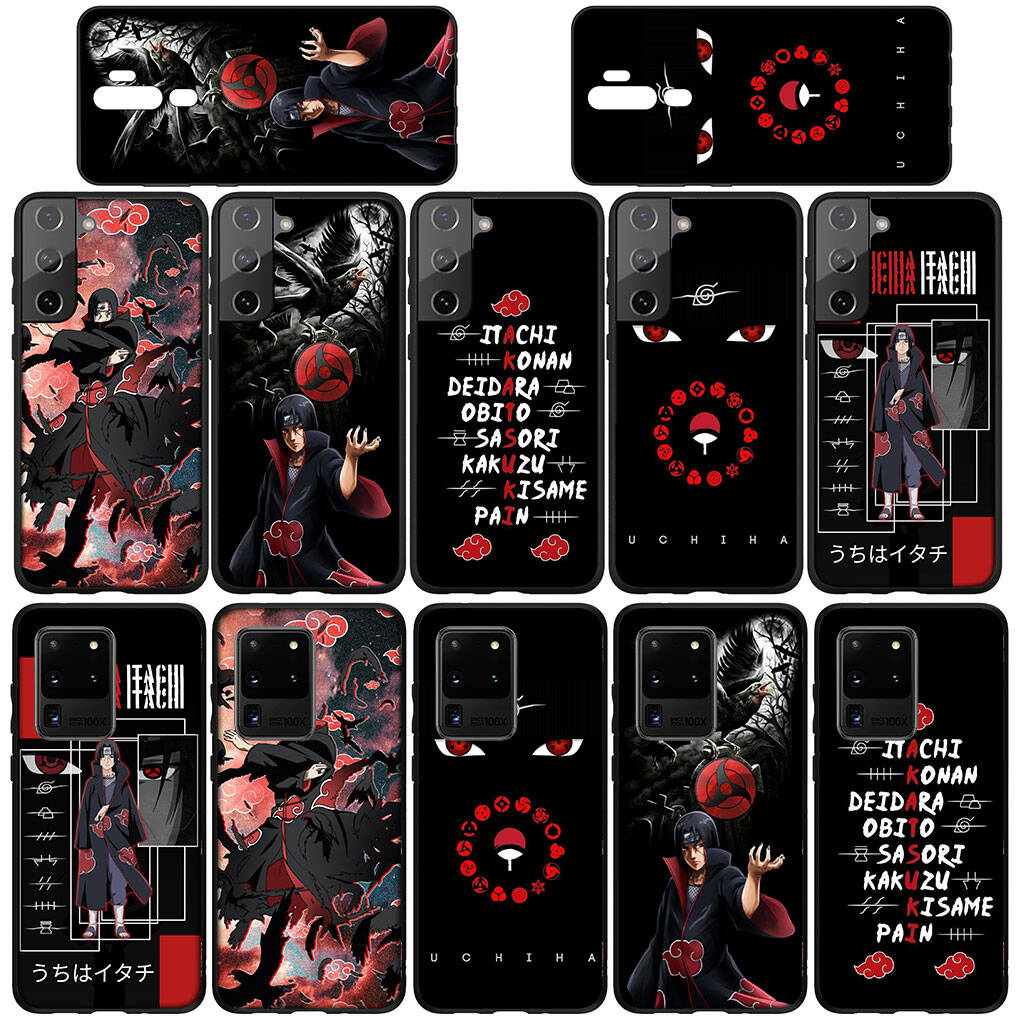 Phone Case for iPhone 17 15 16 Plus Redmi Note 14 12 11 13 Pro Max Huawei P30 P20 Lite OPPO A60 A40 A80 A18 A16 A54 Cartoon Itachi Uchiha Naruto Cover