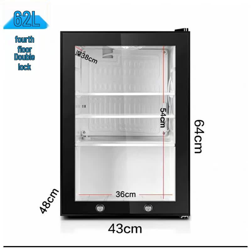 Kaooseen 62L Double-Lock Food Sample Refrigerator