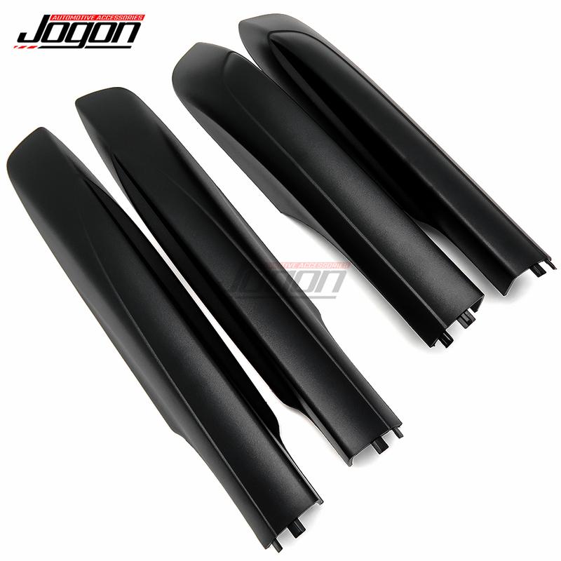 Náhradní 4 ks/sada Pro Toyota Sienna 2011 2012- Černý Střešní nosič Bar Kolejnice Koncovka Kryt Lišta Auto Příslušenství Ochrana