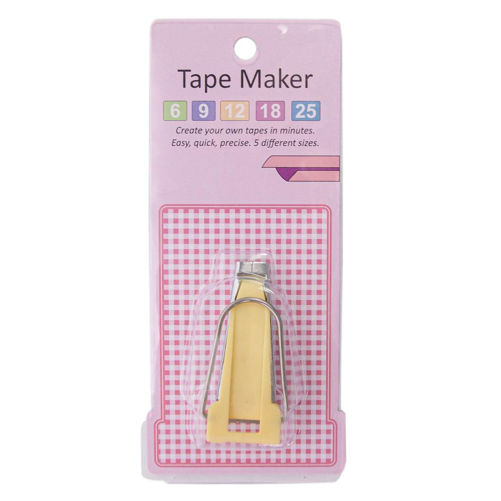 Bias Tape Maker Fabric Tape Maker Tool 6mm 9mm 12mm 18mm 25mm 5 Sizes Quilting Tool Sewing Quilting Bias Binding Maker