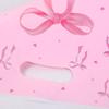 50Pcs Sweet Pink Bow OPP Gift Packing Bag Candy Cake Snack Pouch Bag for Kids Girl Birthday Baby Shower Wedding Party Decoration