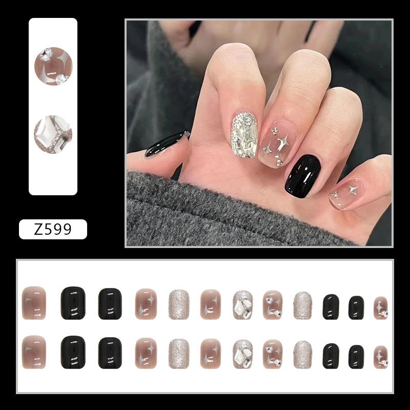 

Весенние алмазные пластины для дизайна ногтей, средние и длинные балетные ногти, короткие квадратные накладные ногти, пудра Love, 30 пластин для ногтей