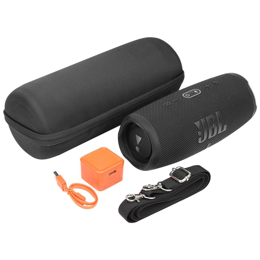 co2crea Waterproof Bluetooth Speaker Storage Case for JBL Charge 4/Charge 5 (Case Only) - Black