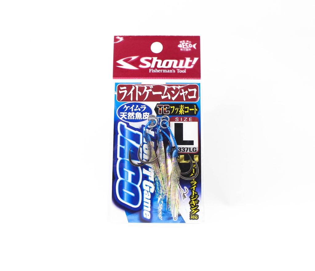 Shout 337-LG Light Game Jaco Rigged Assist Hiramasa Hook Size L (4343)
