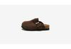 RUIZUSTOCK Kids' Cork Slippers: Soft Autumn/Winter Beach Shoes, Closed-Toe Matte Leather for Boys & Girls