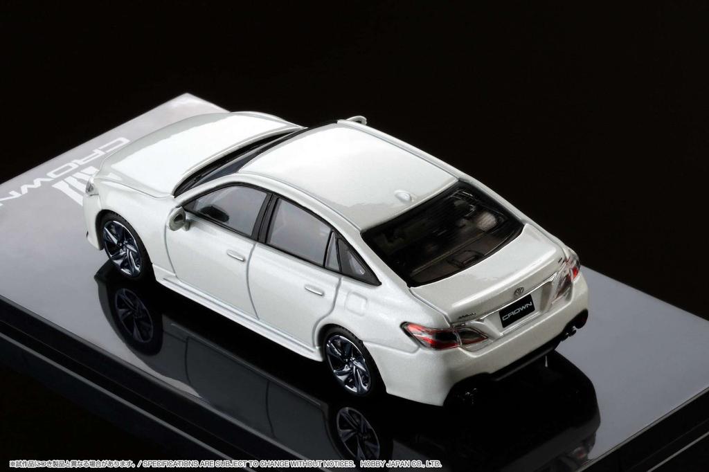Hobby Japan Toyota Crown RS Limited White Pearl Crystal Shine 1/64 2.0