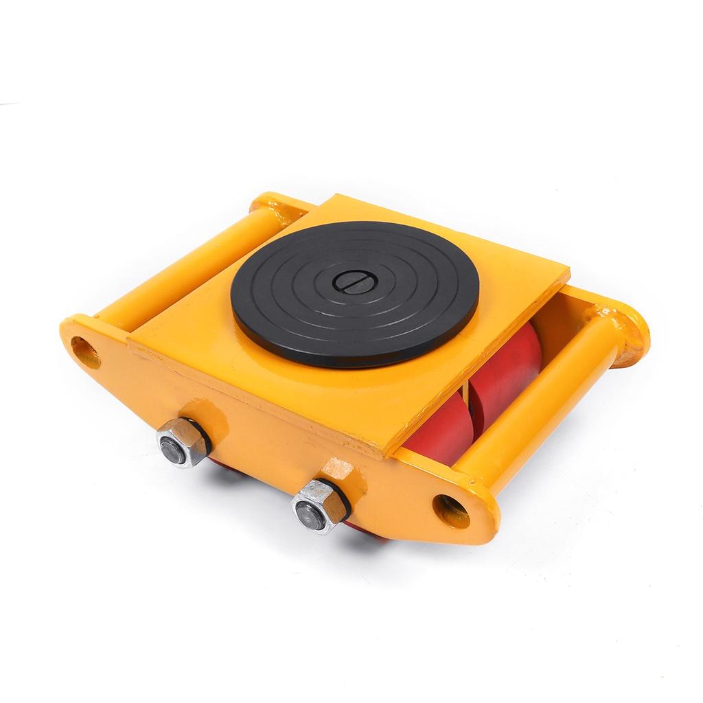 Cast Steel And PU Durable Machine 6T/13200lb Dolly Skate Machinery Roller Mover Cargo Trolley